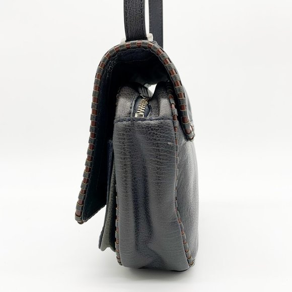 BOTKIER Purple Leather Crossbody Bag - Picture 9 of 15